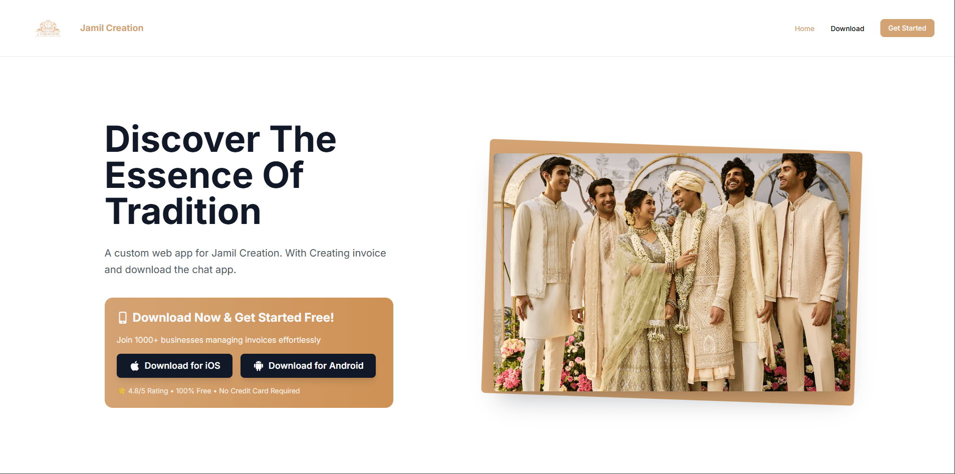 Jamil Creation Web Hub preview